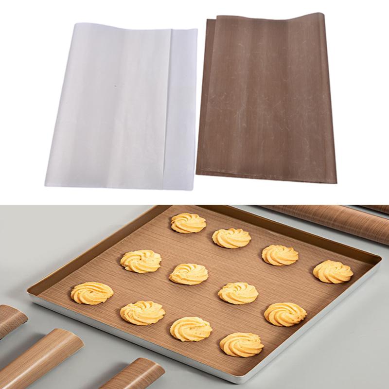 1Pcs Heat-Resistant Grill Pad Non-Stick Reusable Baking Oilcloth Baking Tray Pad
