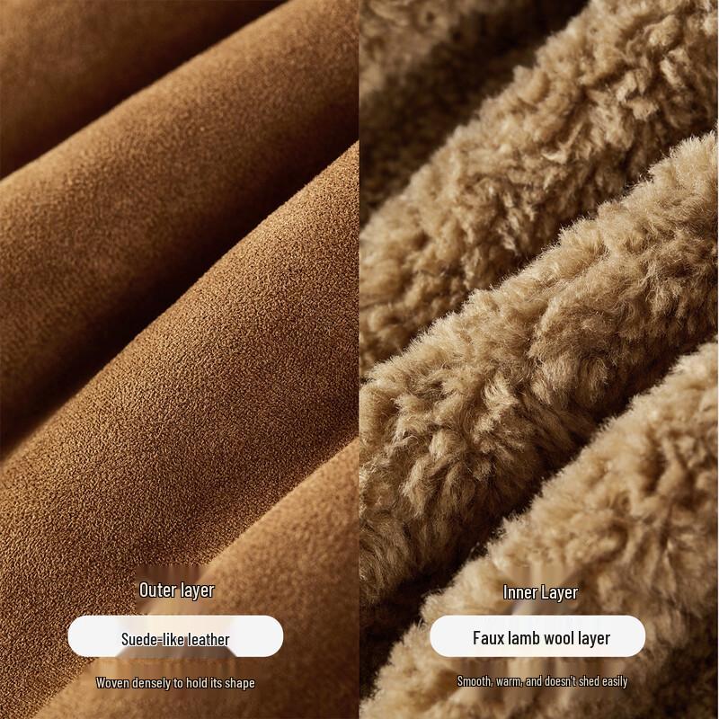 Cappotto Invernale di Peluche Vintage da Donna