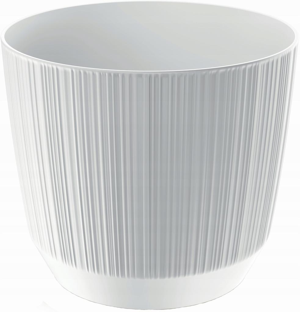 Round Ribbed Plastic Plant Pot Ryfo