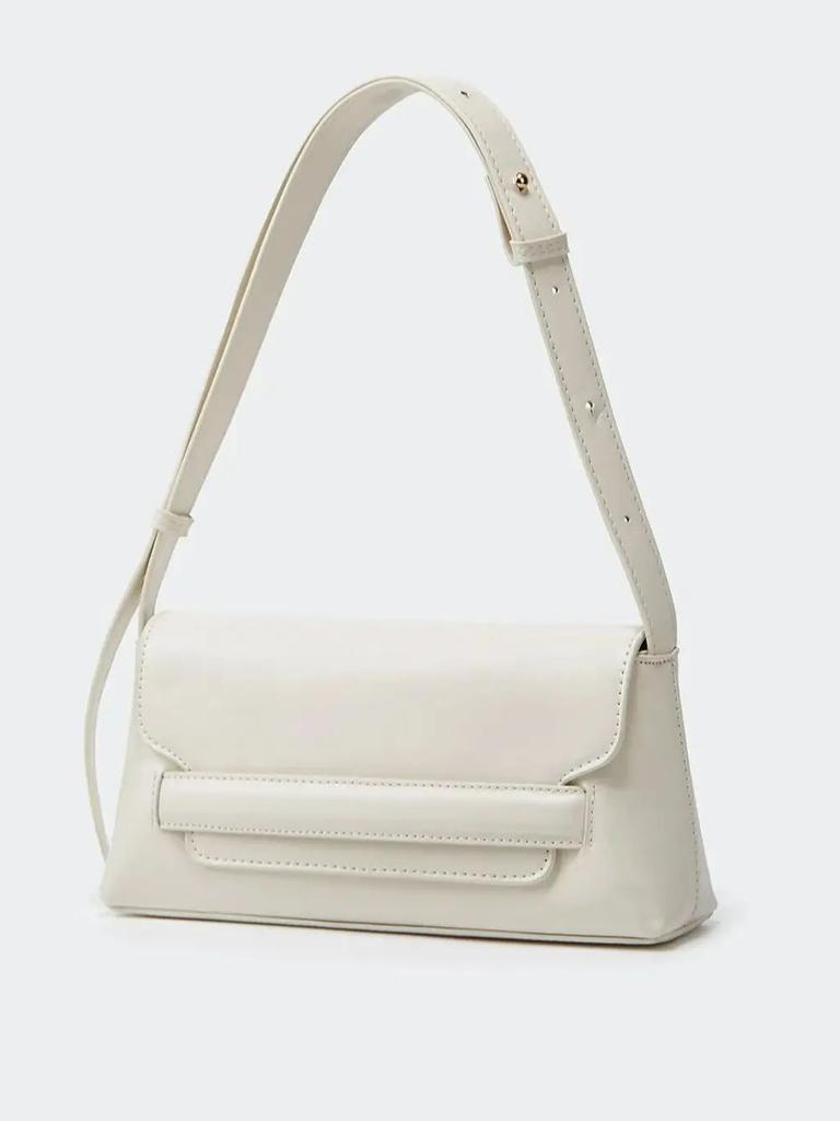 Fashiable PU Leather Handbag Simple Quality Women's Bag Versatile Soft Shoulder Bag with Mobile Phe Pocket Versatile Single