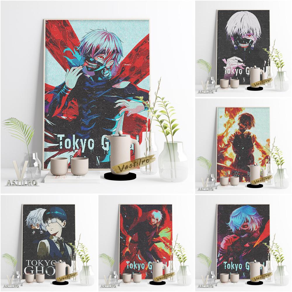 

Токио вурдалак классический аниме постер с принтом книги по искусству Наклейка на стену гостиная картина маслом украшение дома