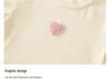 Embroidered Heart Long Johns Pajama Set for Baby Girls - Autumn Two-Piece Homewear