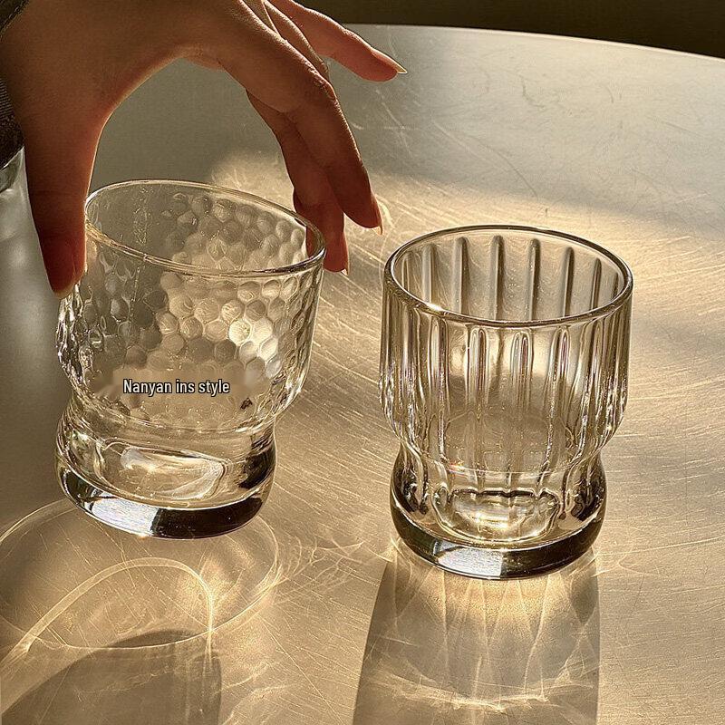 Ins Style Chubby Glass Coffee & Drink Cup