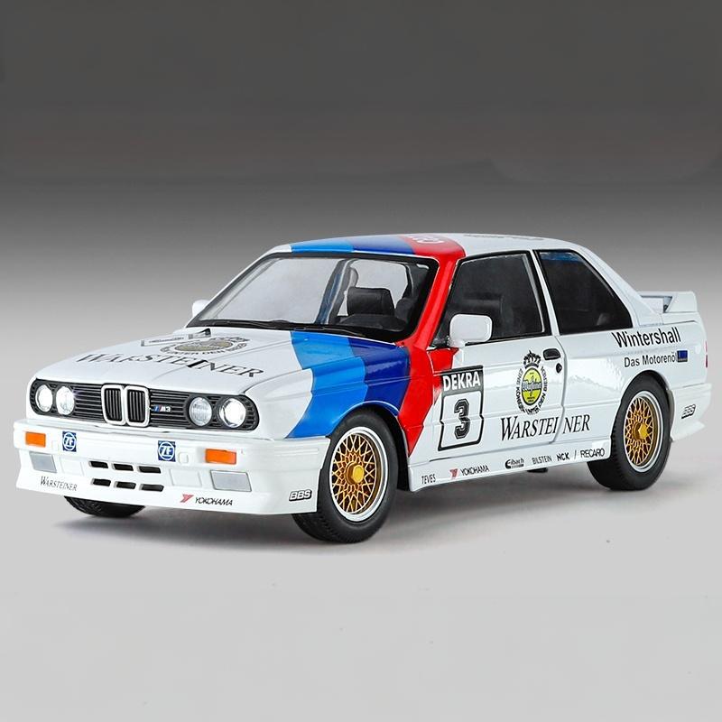 

1:24 BMW 1988 M3 E30 Alloy Sports Car Model Diecasts Metal Home Interior Decoration Trendy Toys Ornaments Holiday Gifts With Boy белый