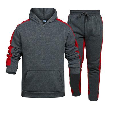 Hoodie-Set Neues Sport-Streifen-Set Lässiges lockeres Hoodie-Set für Herren