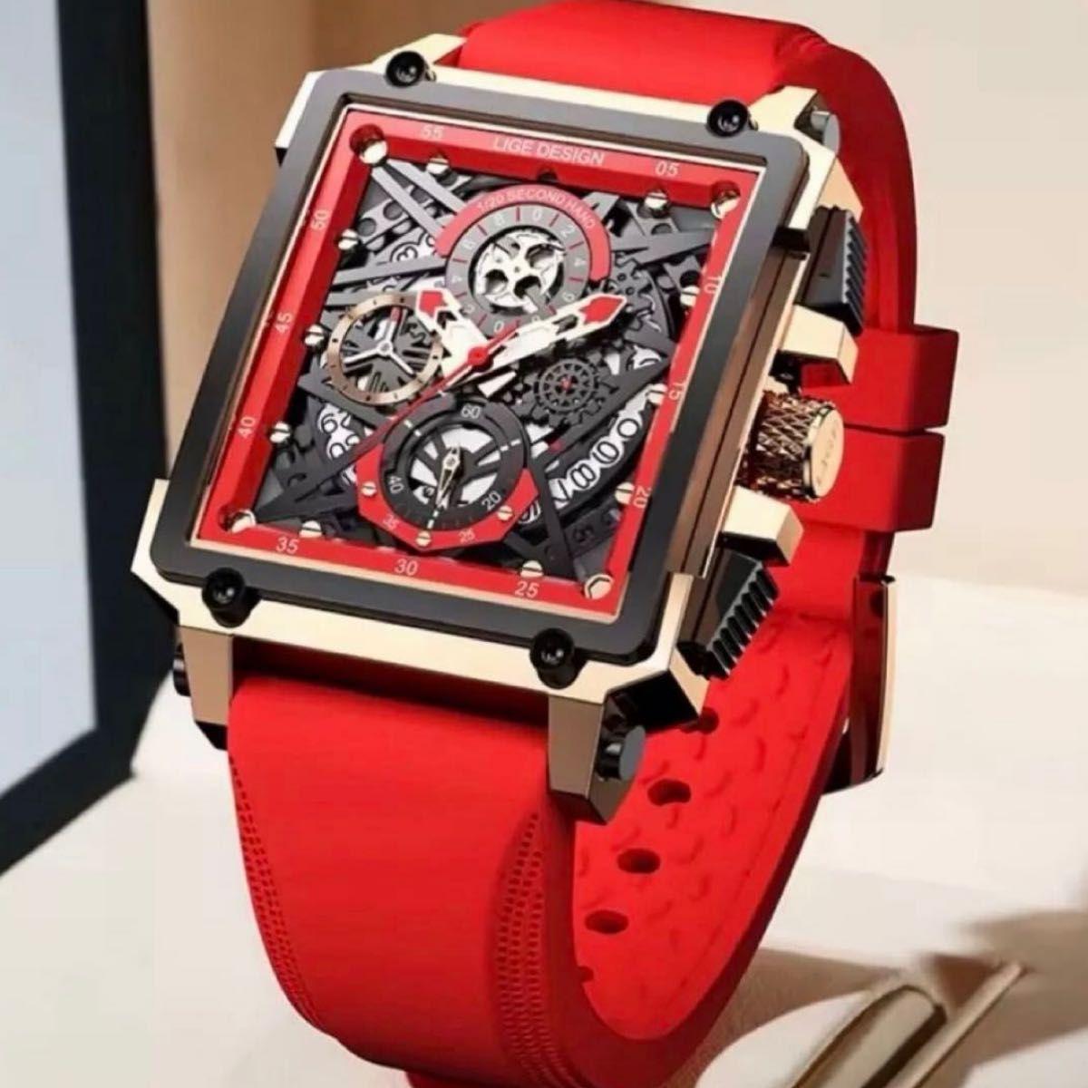 Used 2057 Men s Watch Homage Stainless Invicta Steel Material Waterproof Watch Military Diver s Chronograph Movable Red