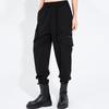 Plus Size Vintage Black High Waist Casual Loose Spring Autumn Harem Pants Women Loose Casual Trousers