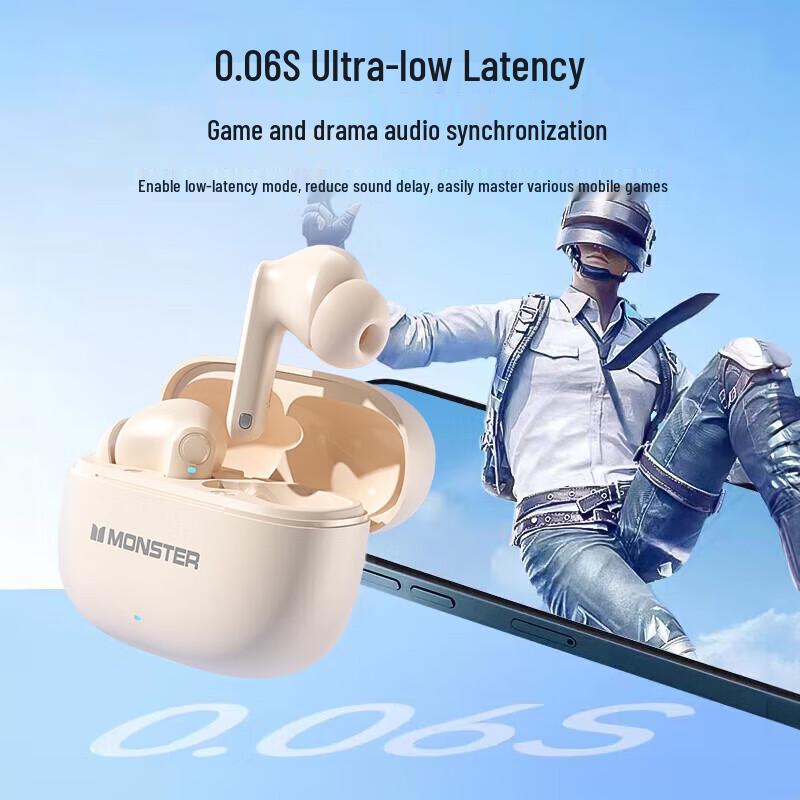 Monster XKT27 ANC Wireless Half-in-ear Earbuds