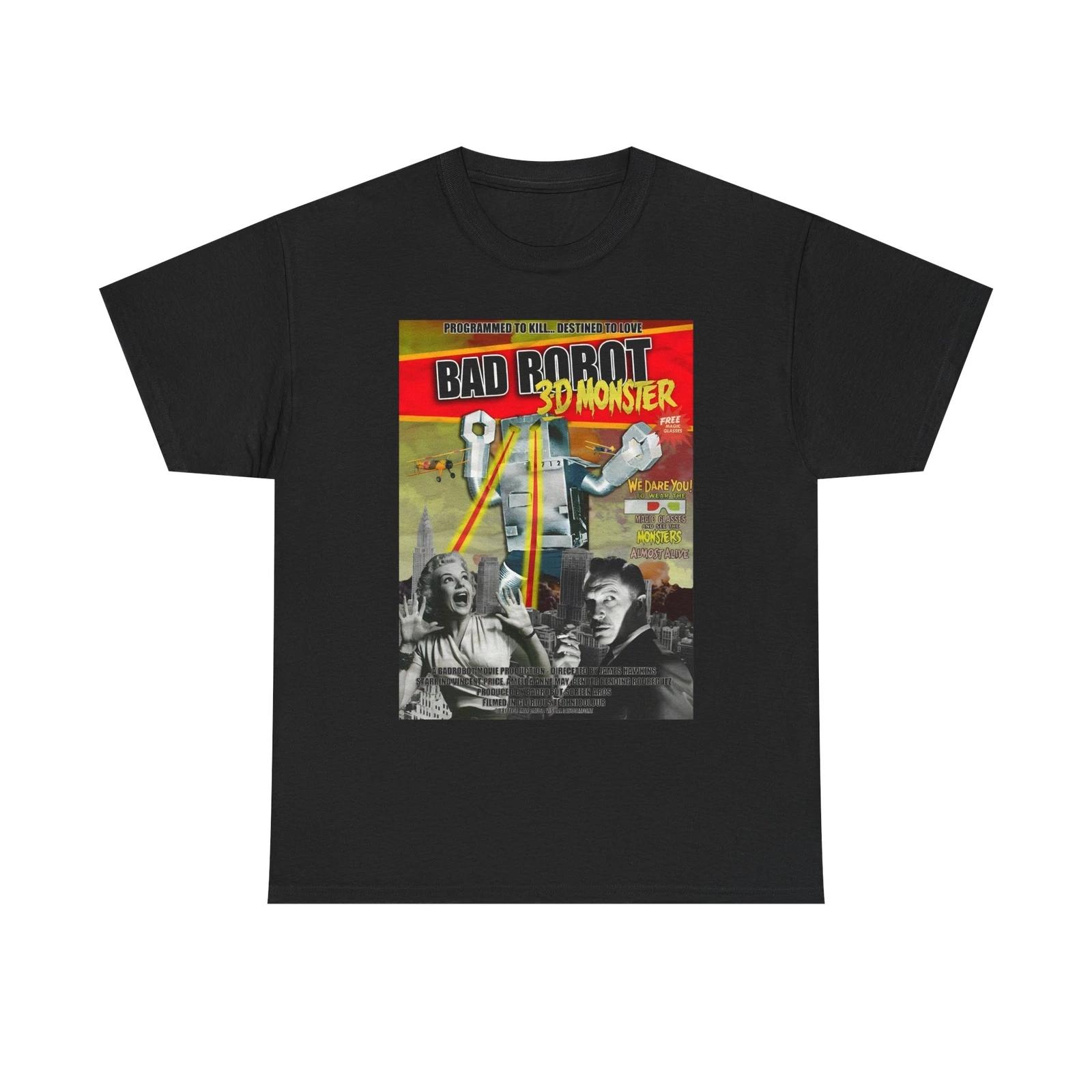 “Bad Robot 3-D Monster” Vintage Sci-fi Horror Movie Poster kids boys kids boys kids boys kids boys kids boys T-shirt 160