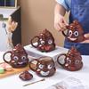 Süße Kacke Tasse Lustige Keramik Parodie Kacke Tasse Persönlichkeit Bizarr Kacke Tasse Geburtstagsgeschenk