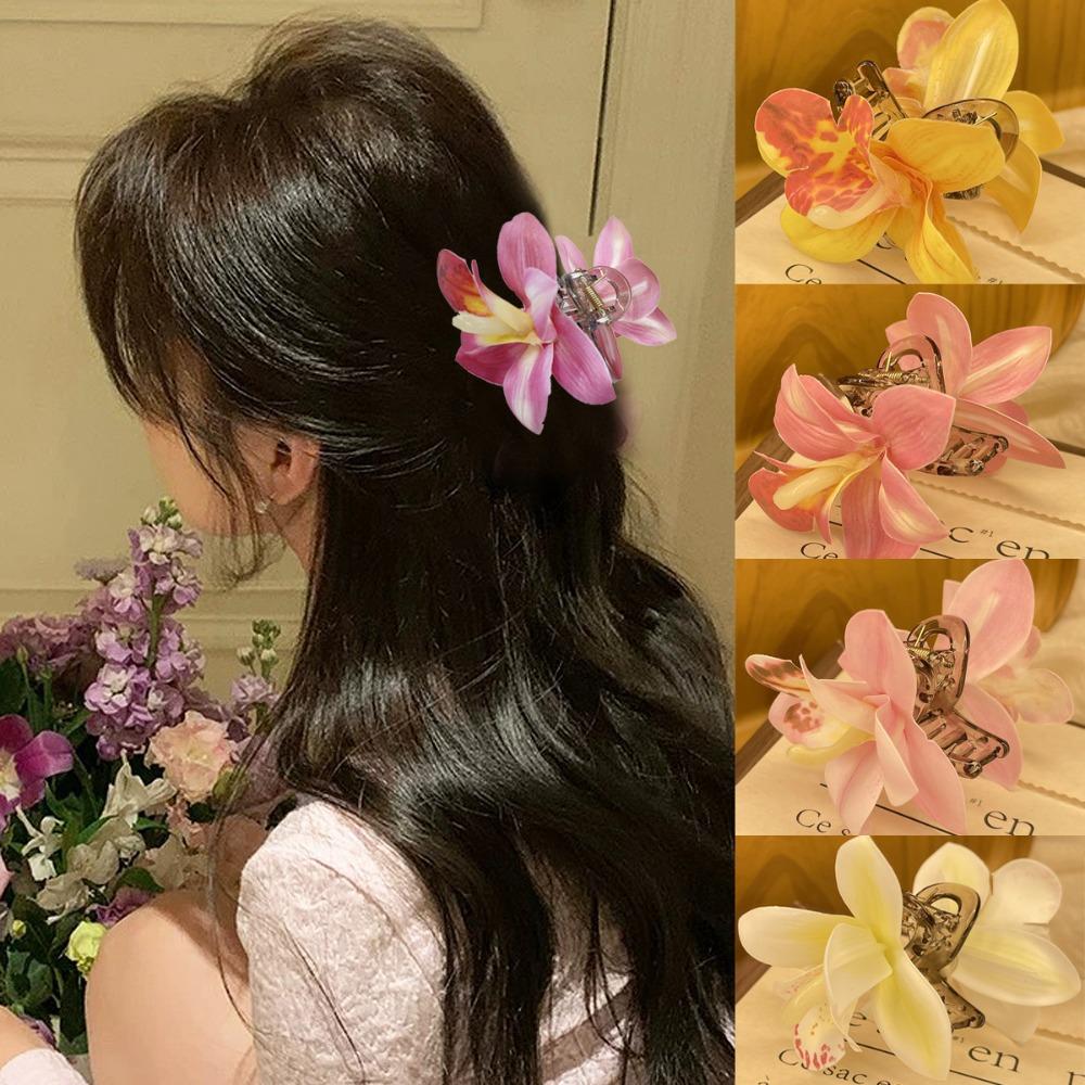Cloth Artificial Flower Hairpin Vacation Style Bohemian Style Hair Clip Flower Hair Clip  Girls