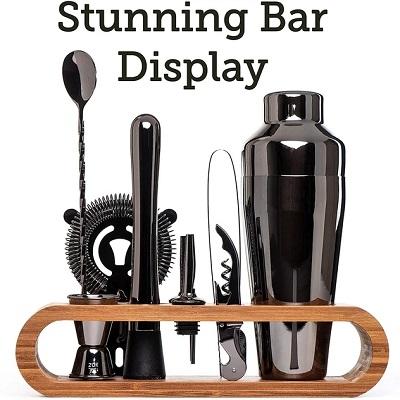 Cocktail Bar Set Mixology Bartender Kit: