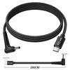 Type-C to DC 100W Fast Charging Cable for HP, Lenovo, Dell Laptops - 2 Meters