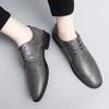 High End Brand Men's Leather Casual Shoes British Style Classic Men's Business Casual Shoes Pointed Formal Shoes Big Size  36-48