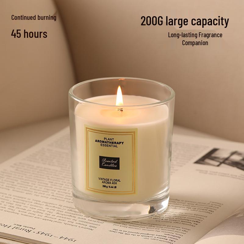 Aroma Candle: Luxurious Soy Wax Gift for Birthdays & Weddings, Long-Lasting Indoor Fragrance, Customizable.