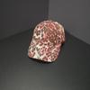 Sweet wind leopard print hot diamond baseball cap women's versatile age reduction face cap summer breathable sun protection hat