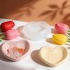 1PC Love Heart Shell Shaped Silicone Storage Tray Mold DIY Epoxy Resin Mould Jewelry Plate Trinket Casting Mold Craft Decor