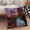 P-Peak Cushion Cover Linen Pillow Case Soft Breathable Protective Couch Room Decoration