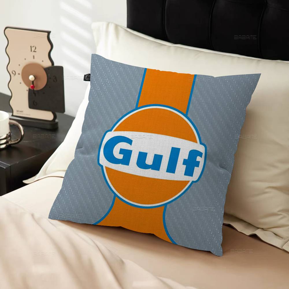 G-Gulfs Racing Car Logo Personalized Pillow Cover Kids Bedroom Wild Party Decor Pillowcase Kid Birthday Shower Gift