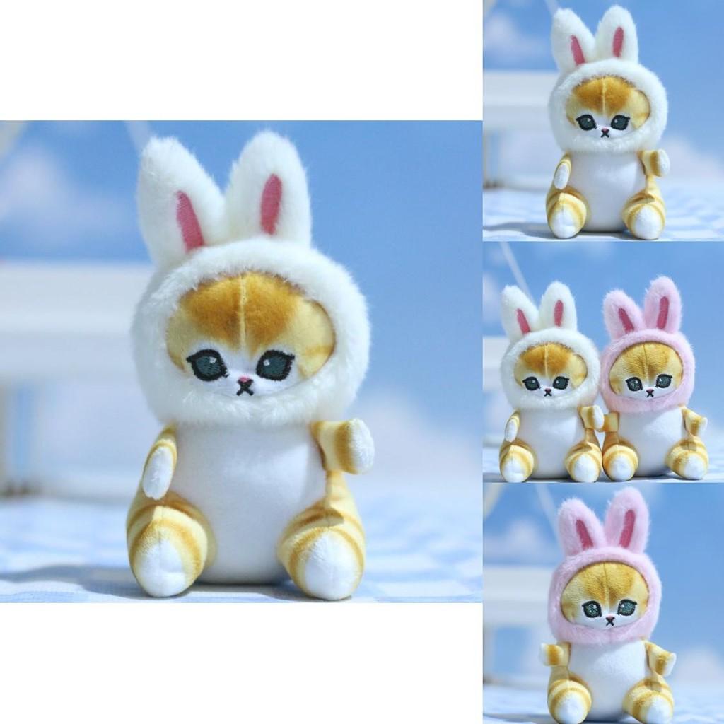 Plush Cute Adorable Cat Keychain Cartoon Stuffed Animal Pendant For Bags Accessories And