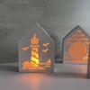 Creative Lighthouse Silicone Mold Soft Sturdy Silicone Light House Craft Mold For Crafting Elegant Ambient Lights