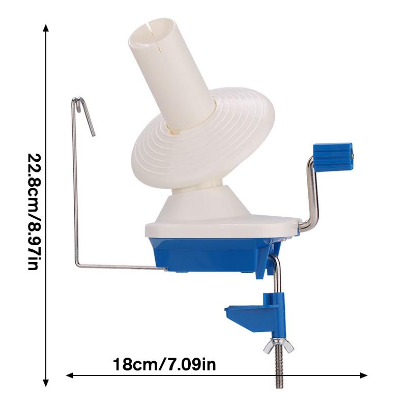 Imazy Yarn Cake Winder Spinner for Crocheting Hand Operated Ball Winders Machine for Knitting Crafting Knit Tool Supplies