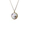 Starry River S925 Silver & 14K Gold-Plated Necklace with Zircon, Mother-of-Pearl, Sapphire, Star & Moon Pendant