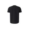 Adidas Letter Print Ribbed Crew Neck Pullover Casual Sports Tee v1 Men Tops Black Dark-Grey JD5748