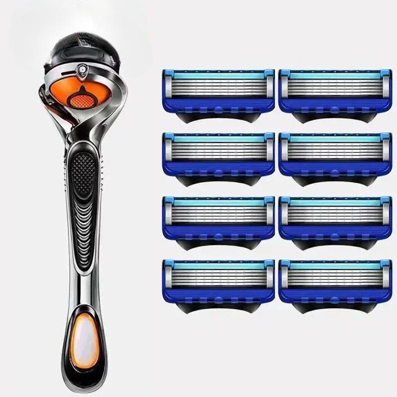 5-layer Razor Blades Replacement Blades for Men's Shavers Shaving Safety Razor Skin Protection Classic Reusable Blade Razor