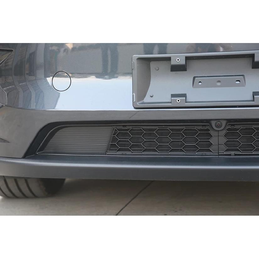 Per Tesla Model Y Juniper 2026 Griglia Racing Inferiore Paraurti Anteriore Protezione Anti-insetti Rete Rimovibile Griglie a Rete Copertura