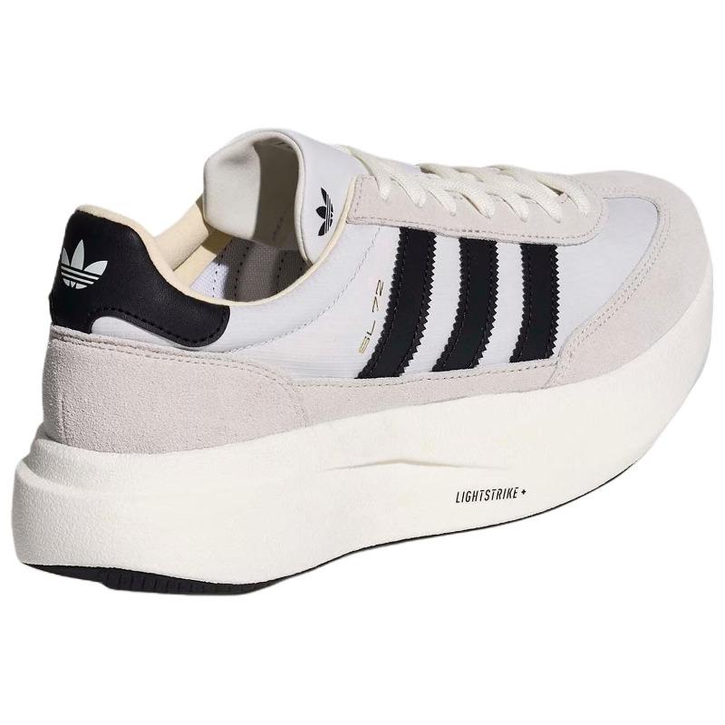 adidas Originals Sl 72 Wygodne Dopasowanie Sprężystość Styl Życia Codzienne Buty Unisex Codzienne Buty Białe Czarne KK3074