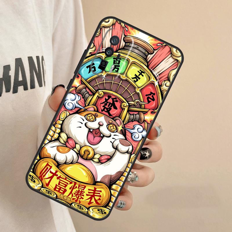 Segen Glückskatze Hülle Für Xiaomi 17 15 14 Ultra 13T 14T 15T Pro POCO F8 F7 F5 F6 X3 X5 X6 X7 X8 Pro Max Abdeckung