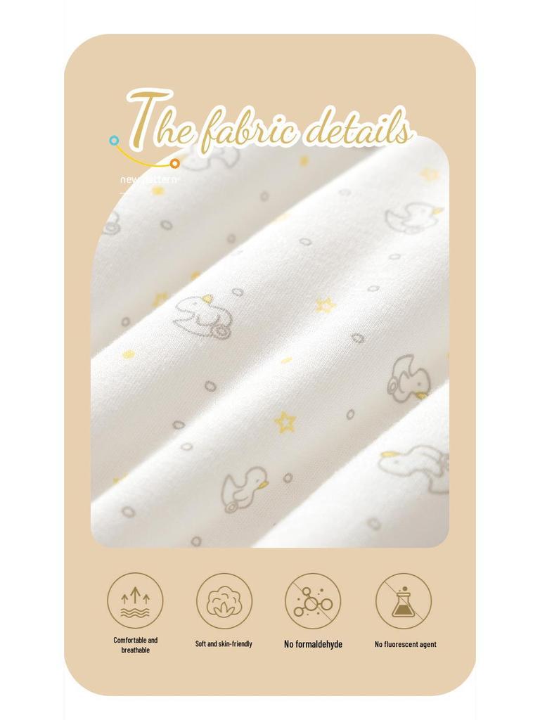 Thickened Warm Antibacterial Cotton Footed Toddler Sleeping Bag Blanket (No. 1000)