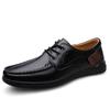 8767 Men'S Shoes Tooling Leather Shoes Outdoor Stitching Casual Shoes Spring Low-Top Lace-Up First-Layer Cowhide Surface Single Shoes