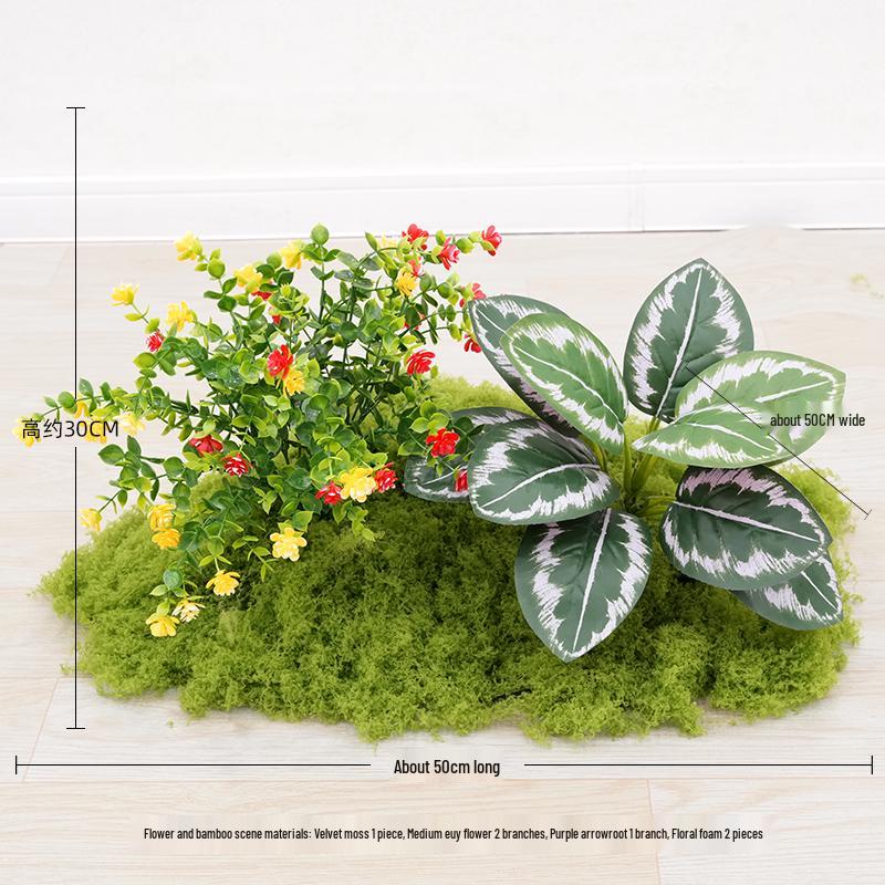 Artificial Green Money Tree Display: Indoor Landscaping & Decoration