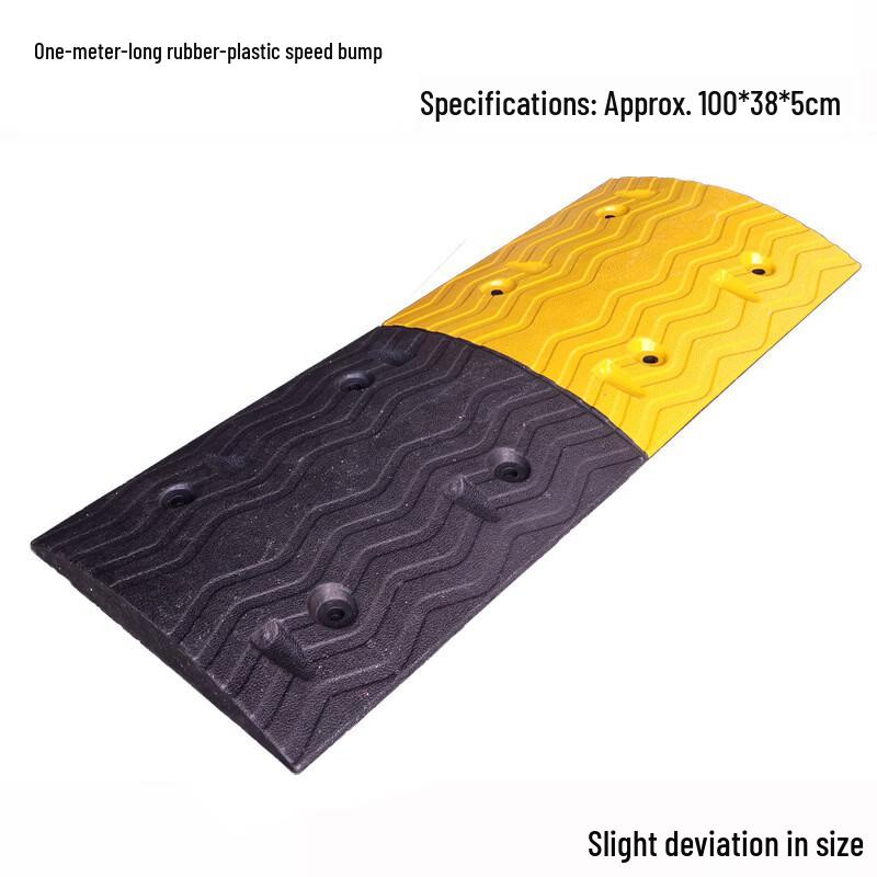 Brangdy Heavy-Duty Wavy Rubber Speed Hump