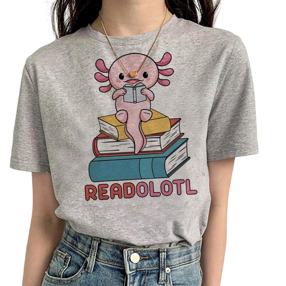 Axolotl tshirt Women funny tshirts feUnisex Unisexga comic anime clothes