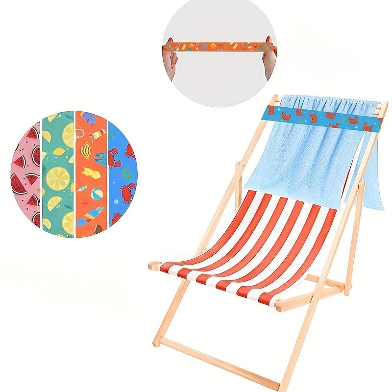 9pcs Outdoor Camping Beach Chair Towel Windproof Fixing Straps - Elastic Fixing Clips For Clothes, Towels, Bath Towels - Suitable For Outdoor