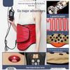 Heated Massage Waist Belt with Red Light Therapy