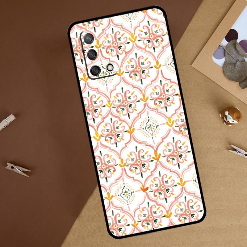Moroccan Pattern For Oppo A16 A76 A96 A40 A60 A80 A74 A94 A54 A18 A38 A58 A78 A98 A15 A57S A17 A77 Phone Case