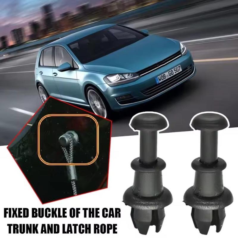 Auto Kofferraum Lanyard Befestigungsclip Gepäckablage Schnurclips 1M6867574A für VW GOLF MK5 MK6 5 6 Auto Knopfhalter Schwenkaufhänger Haken