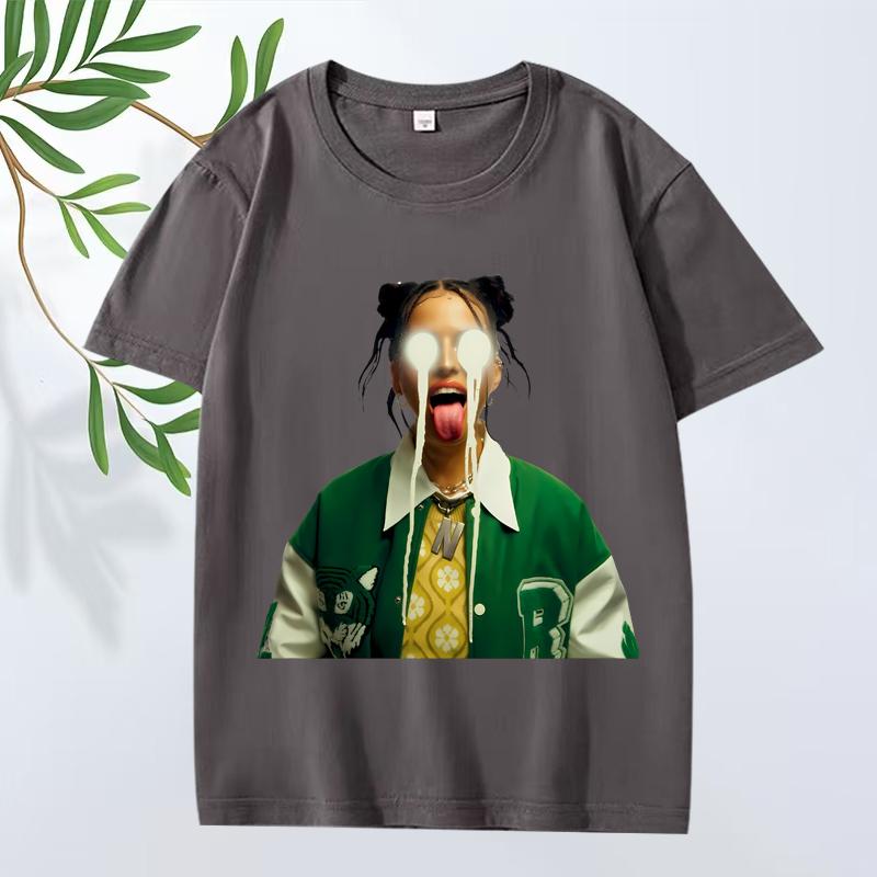 Nina Chuba Printing 2025 Classic Vintage Style Graphics T Shirt Men’s Women Oversized 100% Cotton Short Sleeve Summer Unisex Tee