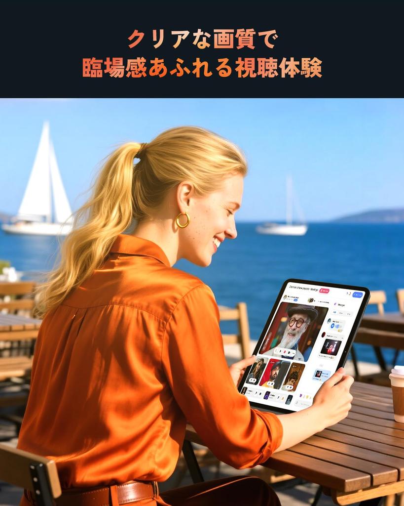 T60Pro FHD Tablet mit Android T7280 1920x1200 120Hz 10000mAh 18W PD Schnell Bluetooth Face Split Wireless und Hülle enthalten 13-Zoll Wi-Fi, 15,