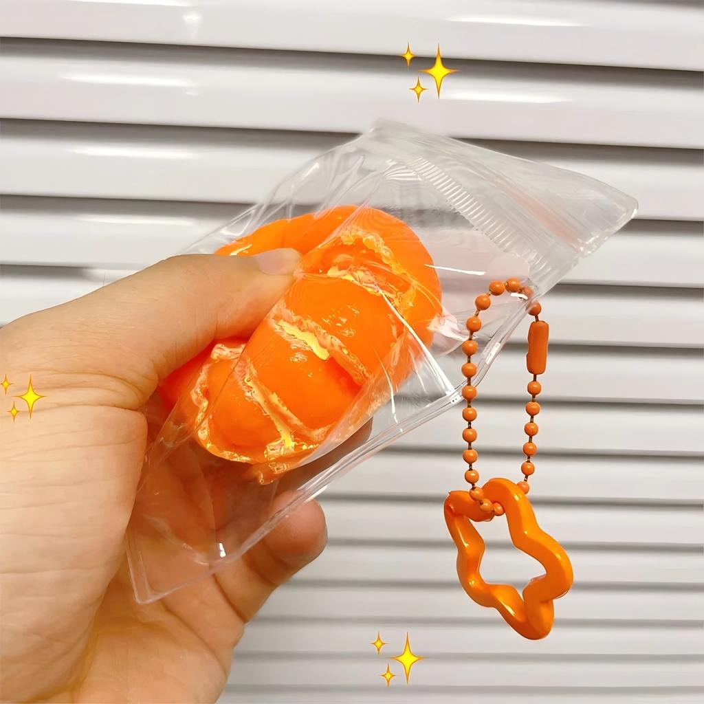 Peeled Orange Squishies Stress Relief Simulation Fruit Squeeze Toys Slow Rising Cute Birthday Gift Novelty Toy For Kids Adults