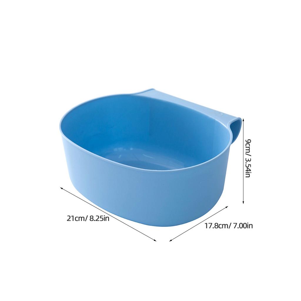 Pink Plastic Door Mount Hanging Trash Can Tear Resistant Large Capacity Kitchen Storage Basket Hanging Waste Basket
