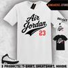 Tee Shirt Matching AJ 9 Space Jam 2026 To Match Sneaker Jersey 23 T-Shirt