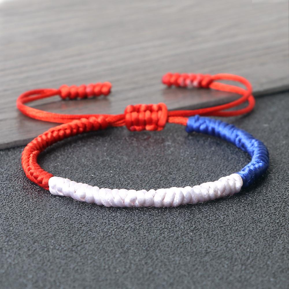 France Chile Netherland Flag String Bracelet Women Coulorful Rope Braided Bangles Men High Quality Bracelets Couple Jewelry Gift