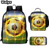 Football School Bag High Definition Waterproof Printing Multi-Functional Load Reduction Ridge Backpack