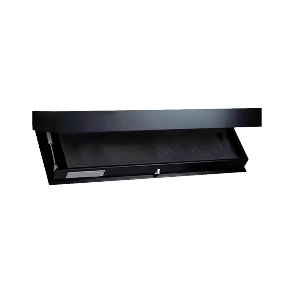 Solid Color Concealed Floating Shelf Wall Mounted Hidden Shelves For Home Decor чёрный