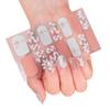 Semi Cured Gel Nails Art Stickers Fashion Solid Manicure Decal UV LED Lamp Need Gel Nail Decals Nail Sticker Decoration